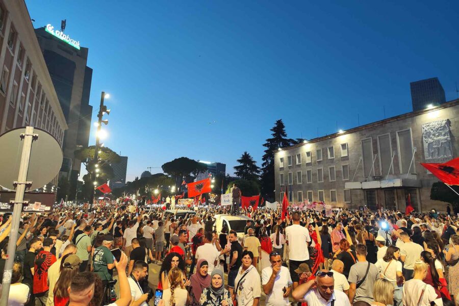 Flamingo Revolution protests in Albania