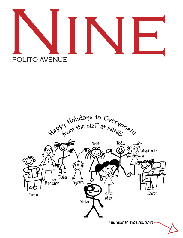 NINE Magazine December 2010 cover