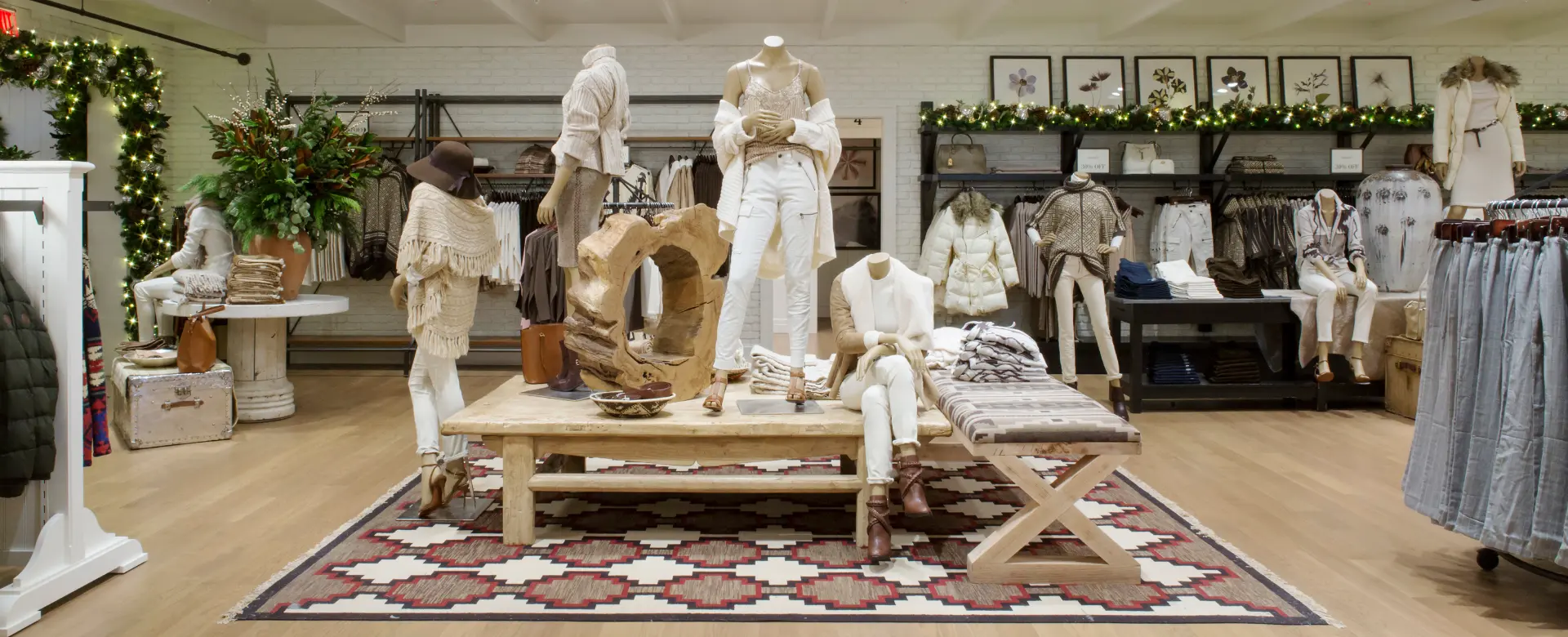 Women's Blue Label retail environment